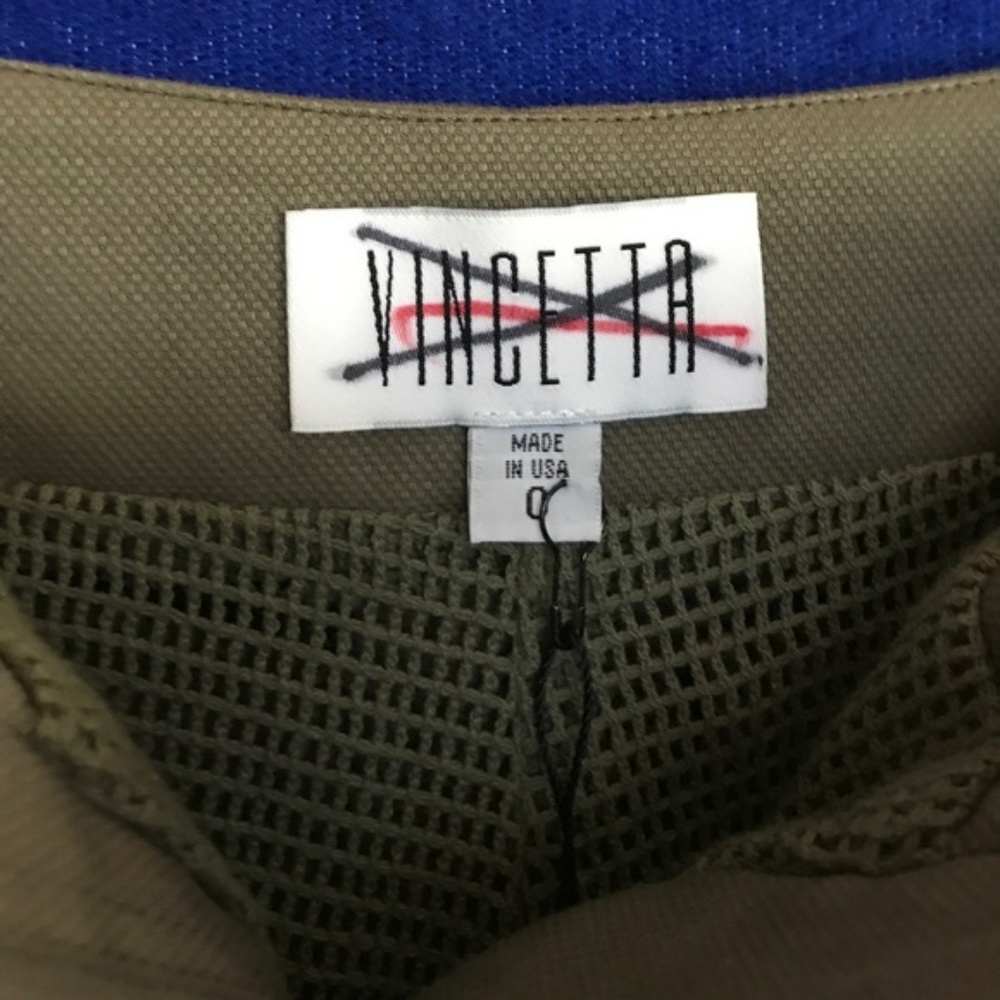 Garmentory Vincetta Leather Pocket Shorts Perforated - Picture 8 of 8
